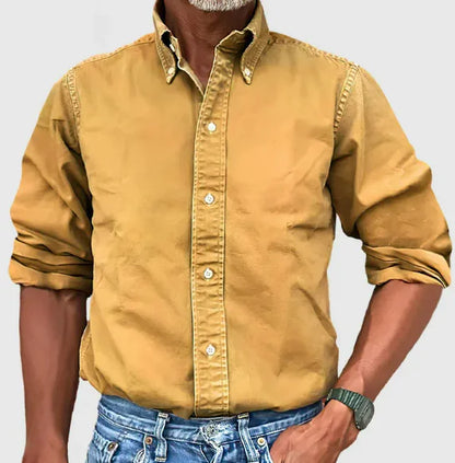 Long Sleeve Lapel Men&