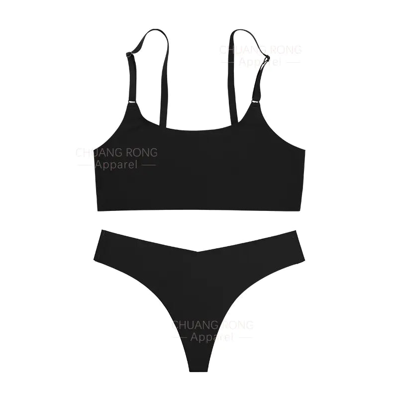 Seamless Bra and Camisole Set for Women, Breathable