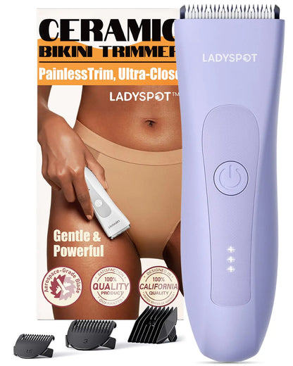 Bikini Trimmer for Women, Pubic Hair Trimmer Women -Electric Body Hair Trimmer Shaver Razor for Women&