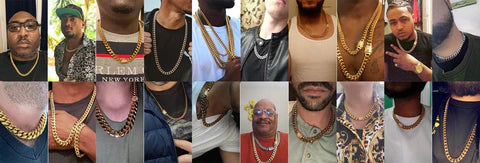 12mm 18K Gold 5-Layer Plated Premium Durable Cuban Chain (Stylish Buckle)