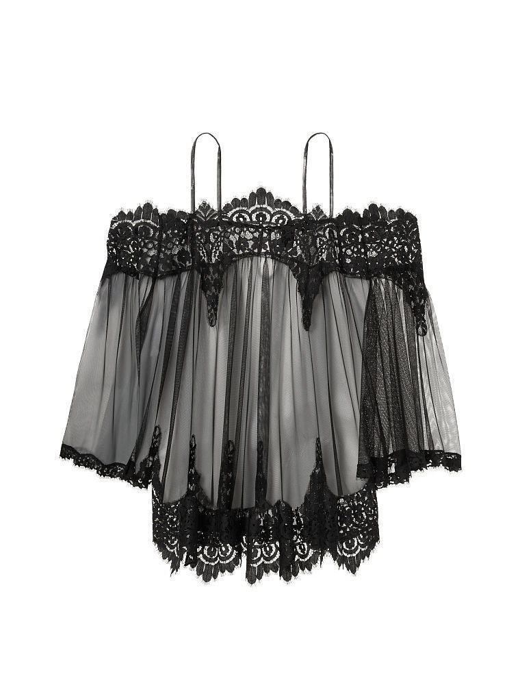 Lace Off-Shoulder Lingerie Set