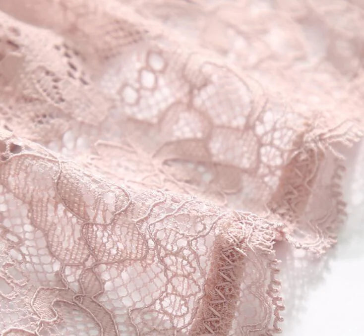 Low-Rise Ice Silk Lace Bow Briefs