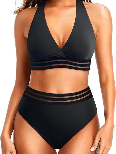 Printed Sports Bra and Yoga Pants Set for Fitness