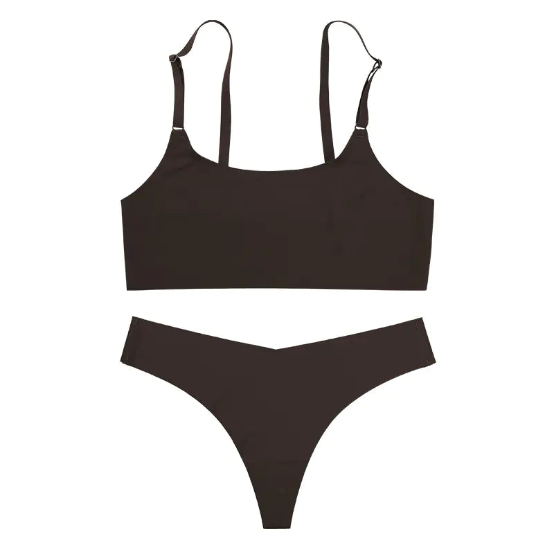 Seamless Bra and Camisole Set for Women, Breathable