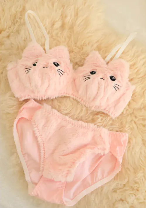 Women's Plush Underwear Suit