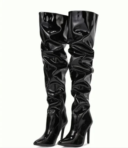 Zip Stiletto Boots
