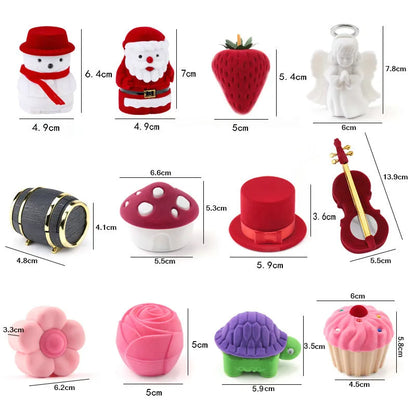One Piece Velvet Jewelry Box
