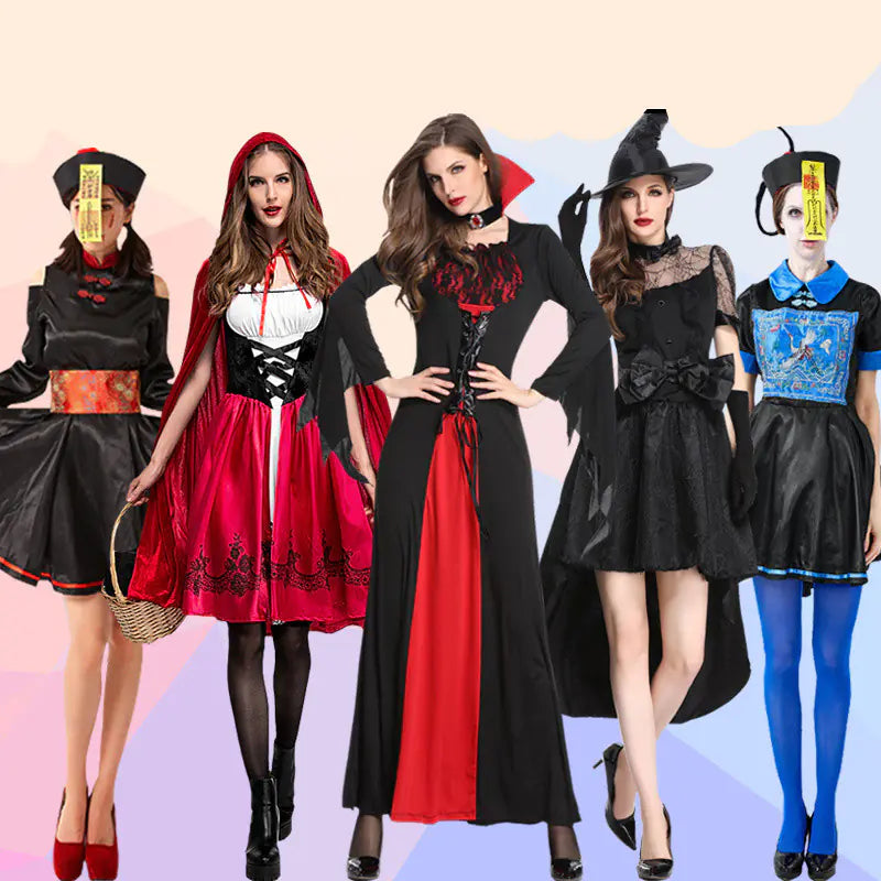 Adult Women's Halloween Costume - Vampire Witch Zombie