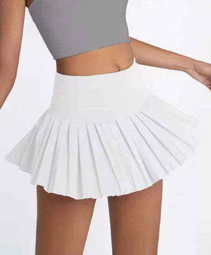 Cloud Hide Women's High-Waist Pleated Tennis Skirt