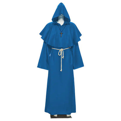 Medieval Priest Robe for Halloween Cosplay Costume