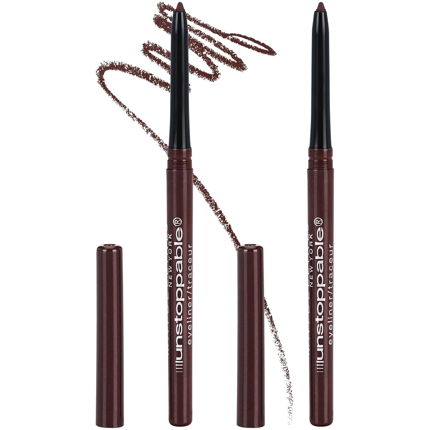 MAYBELLINE Unstoppable® Mechanical Eyeliner Pencil, Easy to Apply, Smooth Glide, Up to 24 Hour Wear Cinnabar 0.02 oz 2 Count (Pack of 1) 20 CINNABAR