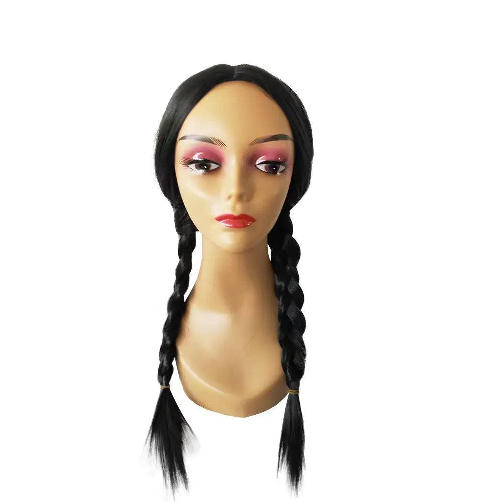 Wednesday Adams Cosplay Dress - Black Tulle Skirt