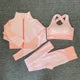 crop top pink sexy basic patchwork