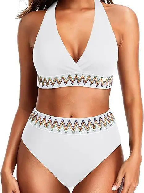 Printed Sports Bra and Yoga Pants Set for Fitness