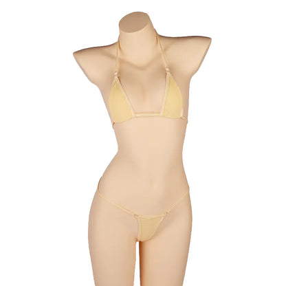 Lingerie Set with Ultra-Thin Sheer Material (Bikini Style)