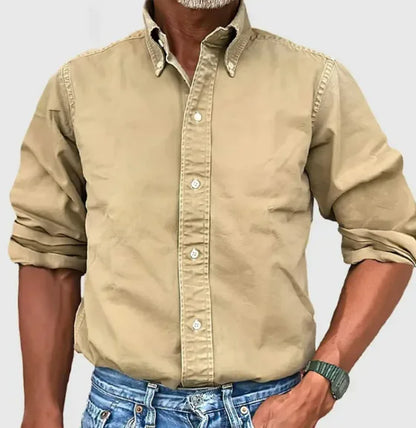 Long Sleeve Lapel Men&