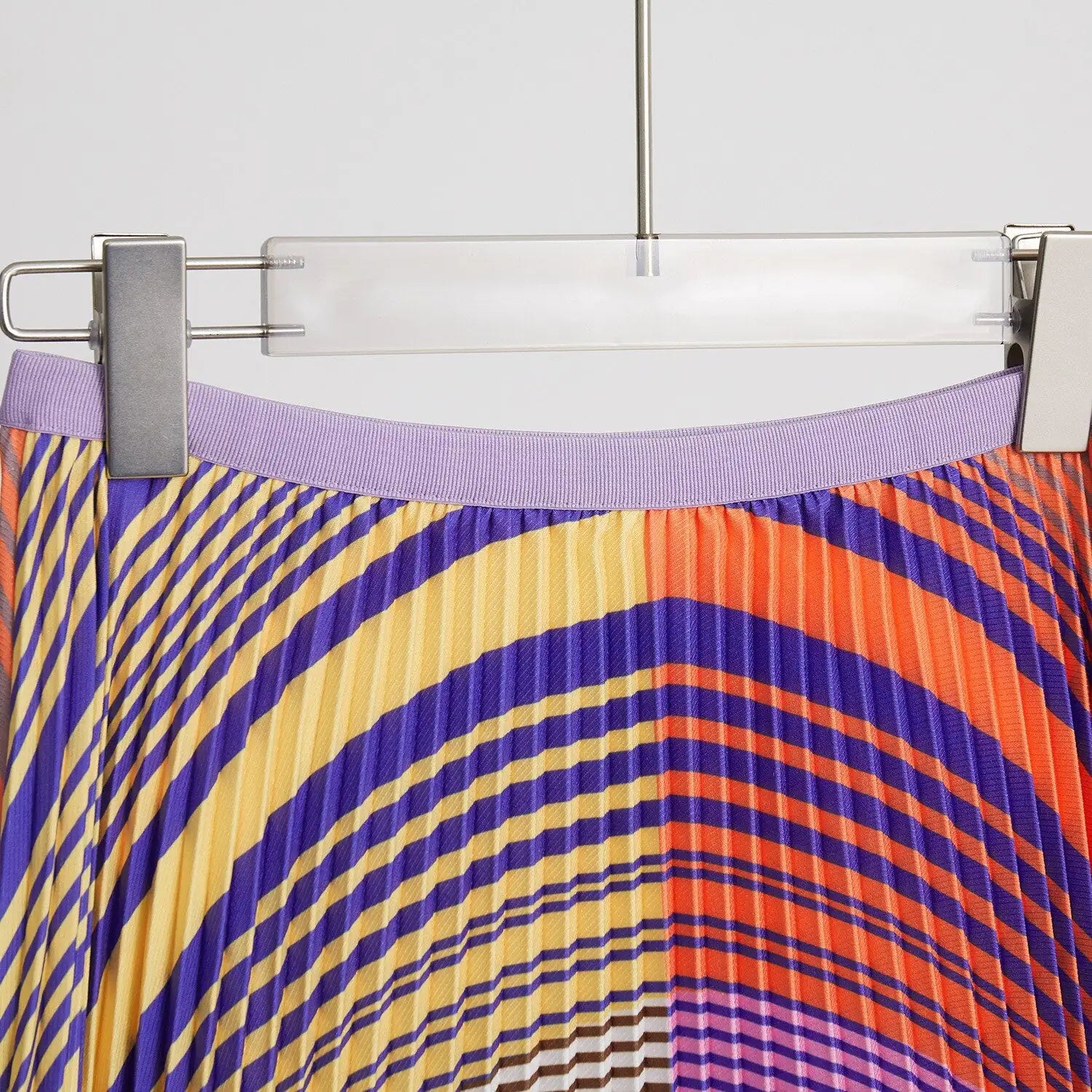 Mixed Print Pleated Set