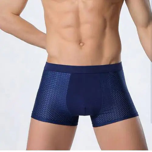 Ice silk men's underwear mesh boxer