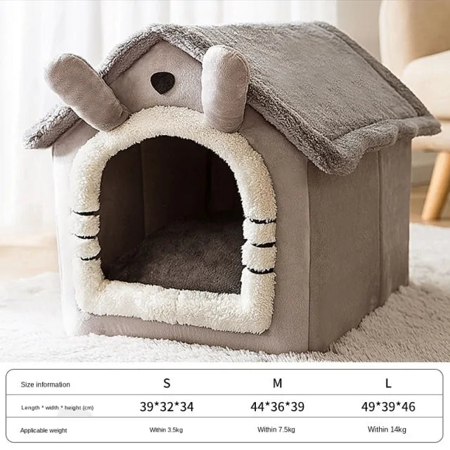 Foldable Deep Sleep Pet Cat House