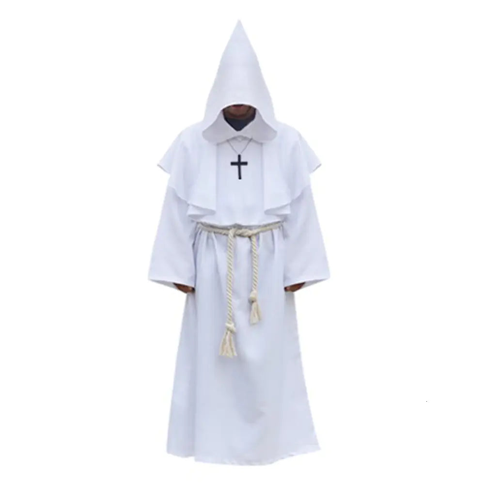 Medieval Priest Robe for Halloween Cosplay Costume