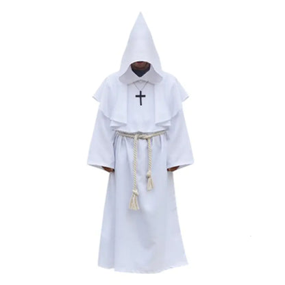 Medieval Priest Robe for Halloween Cosplay Costume