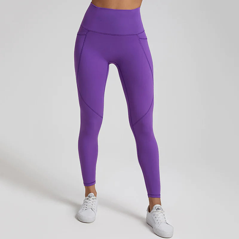 High-Waist Quick-Dry Fitness Leggings