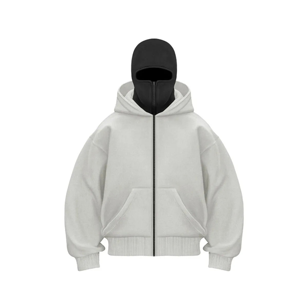 Fleece-lined Double Hooded Sweater