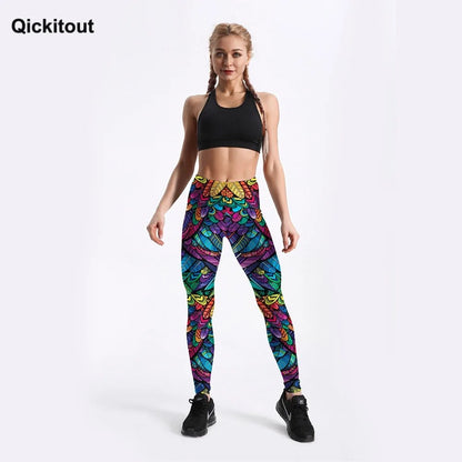 Quickitout Color Feathers 3D Printed Women&