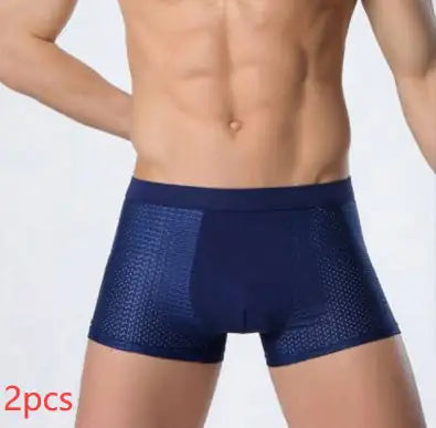 Ice silk men's underwear mesh boxer