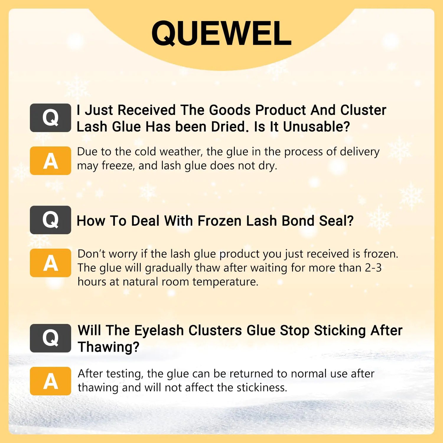 QUEWEL Lash Clusters Bond Eyelash Cluster Glue for DIY Lash Extensions, 5ML Cluster Lashes Glue Waterproof&amp;Long Lasting, Super Strong Hold Eyelash Clusters Bond Suitable for All Day Wear (Black) Bond-Black