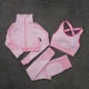 crop top pink sexy basic patchwork