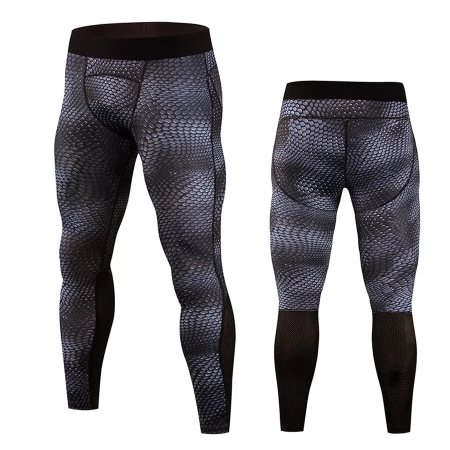 Men's Compression Running Tights: New Fitness Gym Leggings