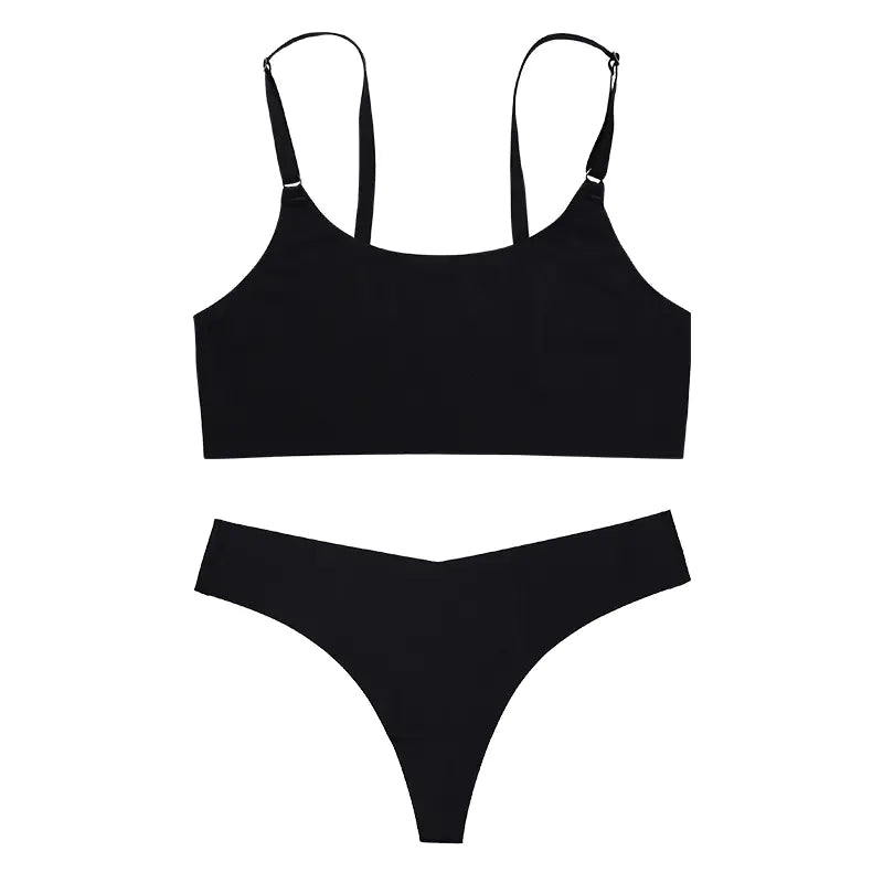 Seamless Bra and Camisole Set for Women, Breathable