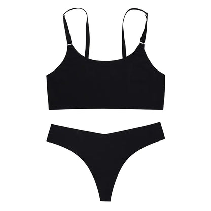 Seamless Bra and Camisole Set for Women, Breathable