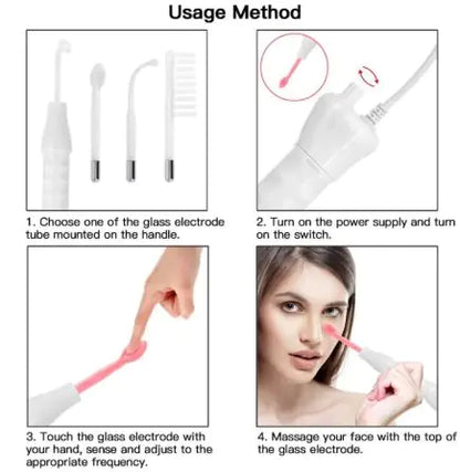 Electrotherapeutic Rod &amp; Hairdressing Comb