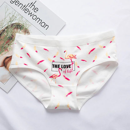 Cotton Flamingo Print Women&