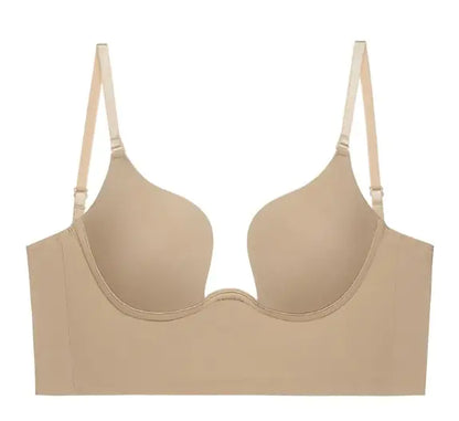 Plunge Backless Corset Bra