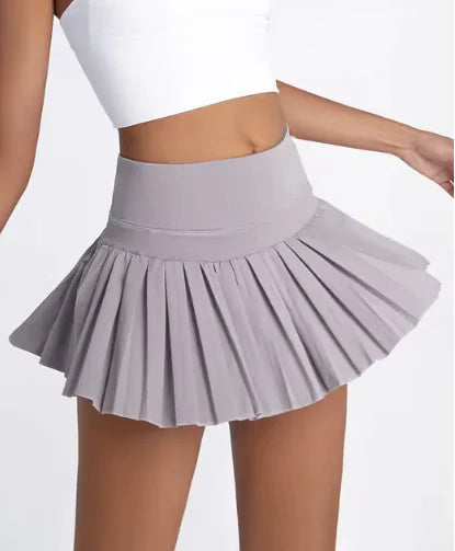 Cloud Hide Women's High-Waist Pleated Tennis Skirt