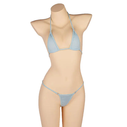 Lingerie Set with Ultra-Thin Sheer Material (Bikini Style)