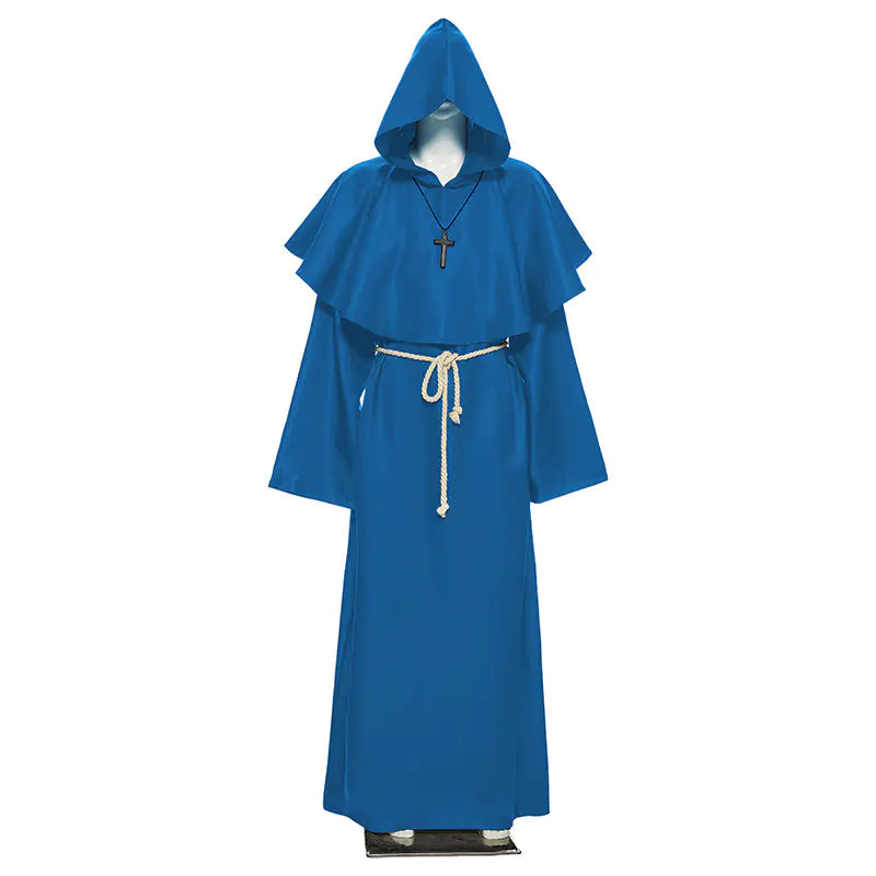 Medieval Priest Robe for Halloween Cosplay Costume
