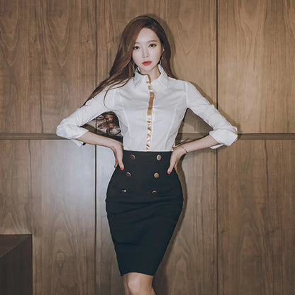 Bodycon Skirt, Midi Skirt, High-Waisted Skirt