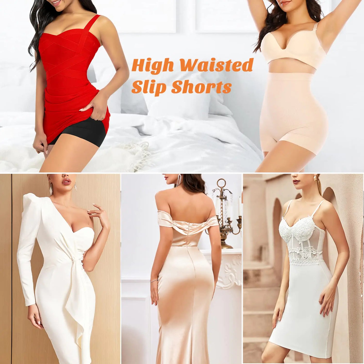 Womens Seamless Shaping Boyshorts Panties Tummy Control Underwear Slimming Shapewear Shorts 