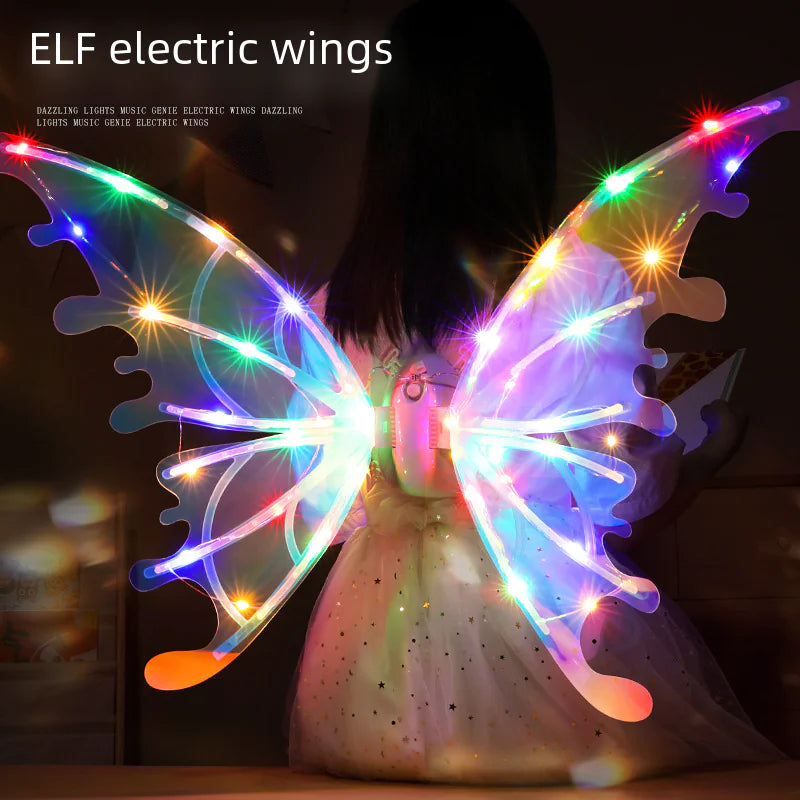 Electric Light-Up Butterfly Wings for Kids' Costumes