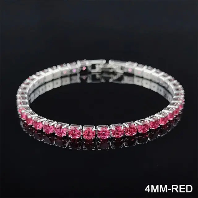 Tennis Bracelet Bangle for Women Wedding Fashion Jewelry Party Gift