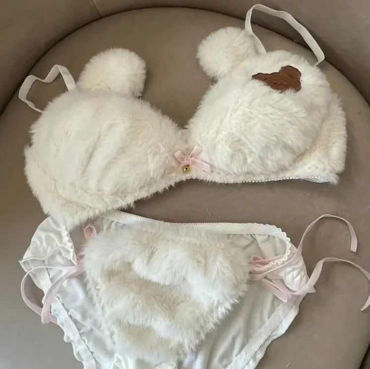 Women's Plush Underwear Suit