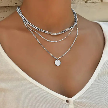 Square Crystal Necklace Set