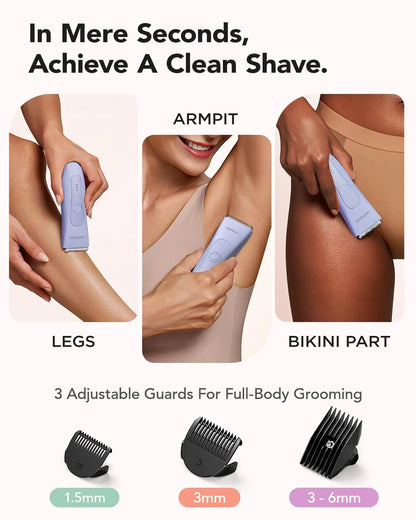 Bikini Trimmer for Women, Pubic Hair Trimmer Women -Electric Body Hair Trimmer Shaver Razor for Women&