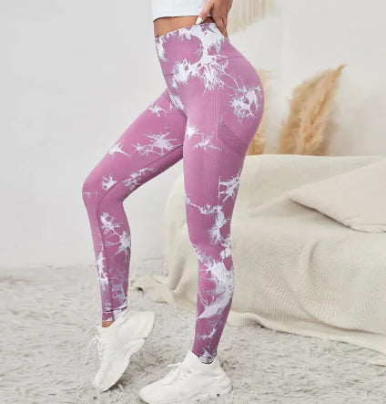 Seamless Tie Dye Leggings