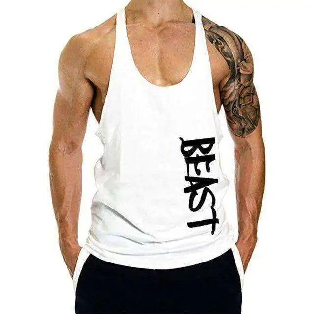 Beast Print Fitness Muscle Shirt