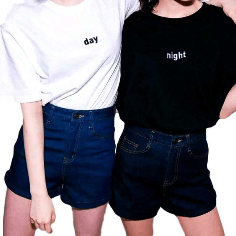 Day &amp; Night Print T-Shirt